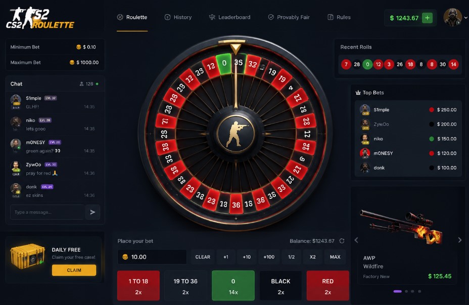 CS2 Roulette Gambling