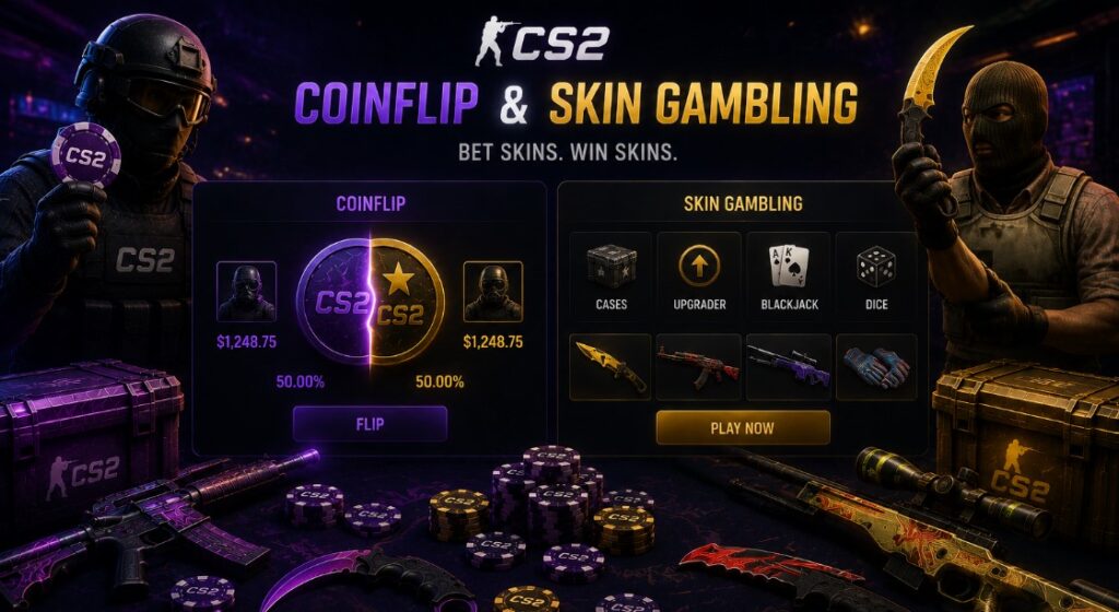 CS2 Coinflip and Skin Gambling