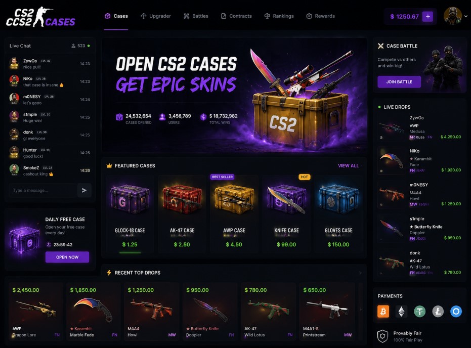 CS2 Case Gambling