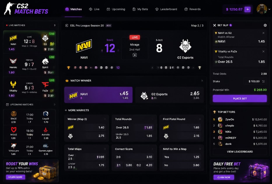 CS2 Match Gambling