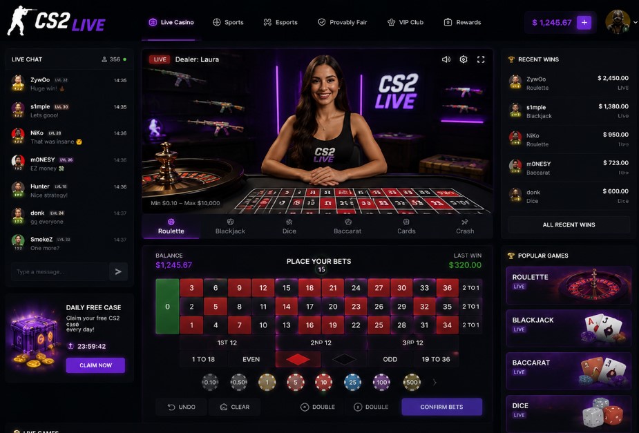 CS2 Live Gambling